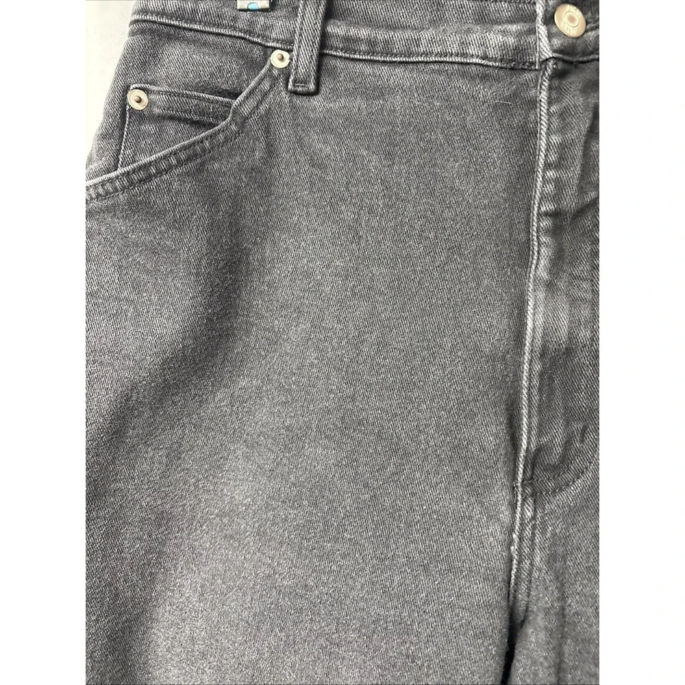 Just My Size Straight Leg Jeans Women Sz 18W/33 (Measured 30x28) Black Stretch